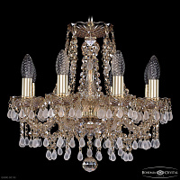 Хрустальная подвесная люстра Bohemia IVELE Crystal 1410/8/141 G V0300 M721