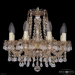 Хрустальная подвесная люстра Bohemia IVELE Crystal 1410/8/141 G V0300 M721