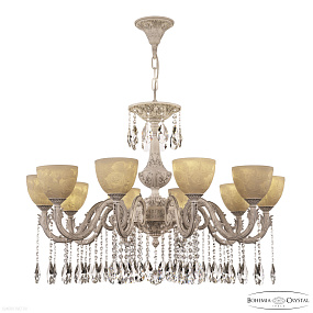 Большая хрустальная люстра Bohemia IVELE Crystal AL79101/10/300 A WMN P1 U Rose