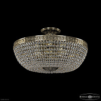 Хрустальная потолочная люстра Bohemia IVELE Crystal 19051/45IV GB