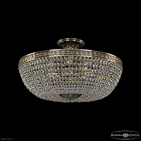 Хрустальная потолочная люстра Bohemia IVELE Crystal 19051/45IV GB