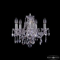 Хрустальная подвесная люстра Bohemia IVELE Crystal 1413/5/141/Ni