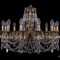 Литая подвесная люстра с хрусталем Bohemia IVELE Crystal 1702/12/265/C/FP