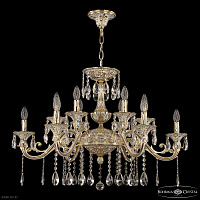 Большая хрустальная люстра Bohemia IVELE Crystal 70123/12/320 A GW