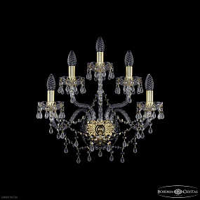 Бра с хрусталем Bohemia IVELE Crystal 1410B/2+2+1/195/XL G V0300