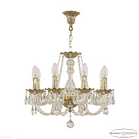 Хрустальная подвесная люстра Bohemia IVELE Crystal 1601/8/165 G