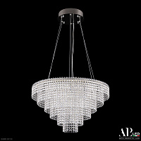 Хрустальная подвесная светодиодная люстра APL LED Sicilia SH13.60.C.Ni.4000