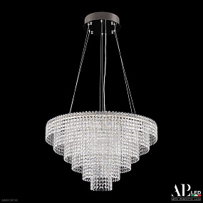 Хрустальная подвесная светодиодная люстра APL LED Sicilia SH13.60.C.Ni.4000