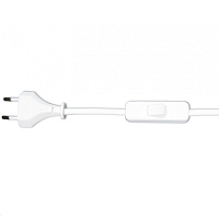 Шнур с переключателем белый (2м) KINK Light A2300,01