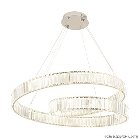 Подвесная хрустальная светодиодная люстра Crystal Lux MUSIKA SP120W LED CHROME