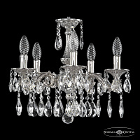 Подвесная хрустальная люстра Bohemia Ivele Crystal Florence 71102/5/125 A Ni