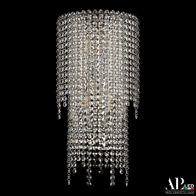 Бра хрустальное APL LED Sicilia SH500.B4.25-50.B.Ni.E14