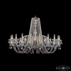 Хрустальная подвесная люстра Bohemia IVELE Crystal 1402/20/460/G