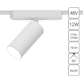 Магнитный трековый светильник Arte Lamp RAPID A2958PL-1WH