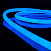 Гибкий неон LS003 220V 9.6W 144Led 2835 IP67 16mm круглый синий, 50 м Elektrostandard LS003 220V