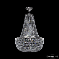 Хрустальная подвесная люстра Bohemia IVELE Crystal 19111/H2/45IV Ni