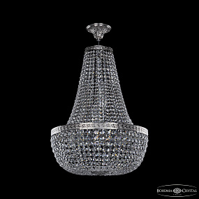 Хрустальная подвесная люстра Bohemia IVELE Crystal 19111/H2/45IV Ni