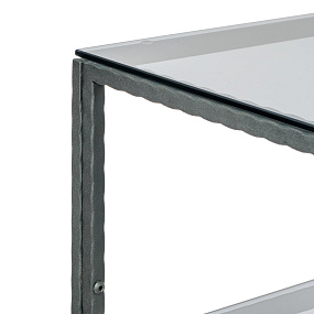 Кованый металлический консольный столик AllConsoles  1013-CB loft grey
