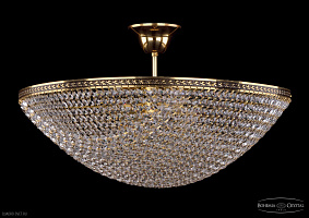Хрустальная потолочная люстра Bohemia IVELE Crystal 19321/55IV GB