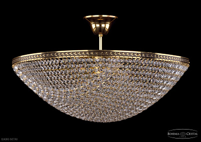 Хрустальная потолочная люстра Bohemia IVELE Crystal 19321/55IV GB