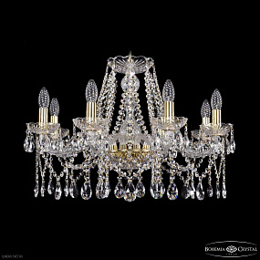 Хрустальная подвесная люстра Bohemia IVELE Crystal 1413/8/220 G