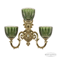 Бра Bohemia Ivele Crystal Verona 7203B16/2+1/210 G P1 U Clear-Green/H-1K