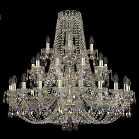 Большая хрустальная люстра Bohemia Art Classic 11.21.20+10+5.360.3d.Gd.Sp.K801