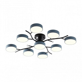 Потолочная светодиодная люстра Arte Milano 256606/8+1 Bk/Gr