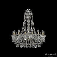 Большая хрустальная люстра Bohemia IVELE Crystal 1409/16/360/h-96 Pa