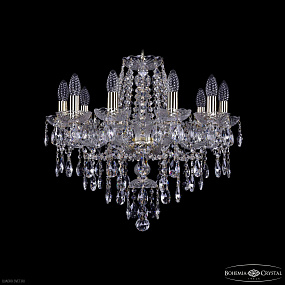 Хрустальная подвесная люстра Bohemia IVELE Crystal 1415/10/200 G