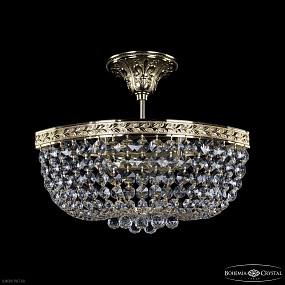 Хрустальная потолочная люстра Bohemia IVELE Crystal 19283/35IV G