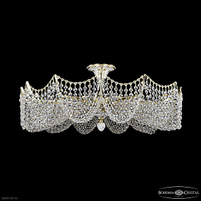 Хрустальная потолочная люстра Bohemia IVELE Crystal 77181/67 GW