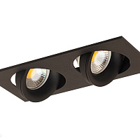 Встраиваемый поворотный светильник Donolux Saturn DL18412/02TSQ Black
