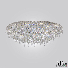 Хрустальная потолочная светодиодная люстра APL LED Rimini S508.0.80.B.3000
