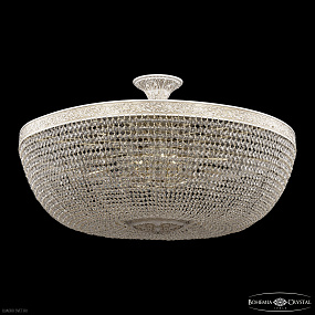 Хрустальная потолочная люстра Bohemia IVELE Crystal AL19051/80OL WMG