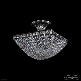 Хрустальная потолочная люстра Bohemia IVELE Crystal 19322/25IV NB