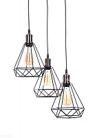 Подвесной светильник Lumina Deco COBI LDP 11609-3 BK