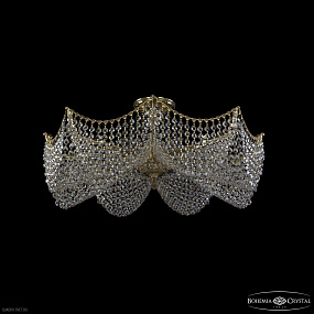 Хрустальная потолочная люстра Bohemia IVELE Crystal 77171/63/8 G