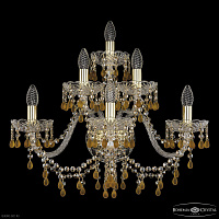 Бра с хрусталем Bohemia IVELE Crystal 1410B/3+2+1/240/XL G V1003 R721