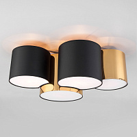 Потолочная люстра TK Lighting 3446 Mona Black/Gold
