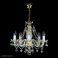 Подвесная хрустальная люстра ArtGlass MAGDA V. FULL CUT WHITE CE