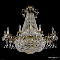 Большая хрустальная люстра Bohemia IVELE Crystal 2228H210/10/106IV/Y1 GB