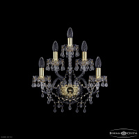 Бра с хрусталем Bohemia IVELE Crystal 1410B/2+2+1/160 G V0300