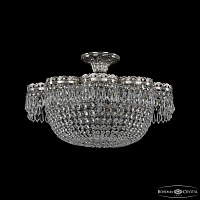 Хрустальная потолочная люстра Bohemia IVELE Crystal 19311/45JB Ni