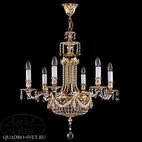 Люстра подвесная ARTGLASS FOUNTAIN WHITE GOLD CE