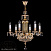 Люстра подвесная ARTGLASS FOUNTAIN WHITE GOLD CE