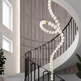 Подвесная светодиодная люстра Odeon Light CRYSTAL 5008/132L
