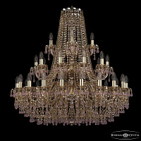 Большая хрустальная люстра Bohemia IVELE Crystal 1410/20+10+5/360/3d G V7010 M721