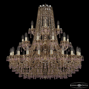 Большая хрустальная люстра Bohemia IVELE Crystal 1410/20+10+5/360/3d G V7010 M721