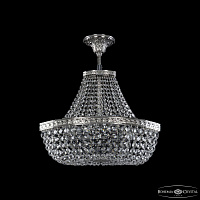 Хрустальная подвесная люстра Bohemia IVELE Crystal 19113/H1/45IV Ni